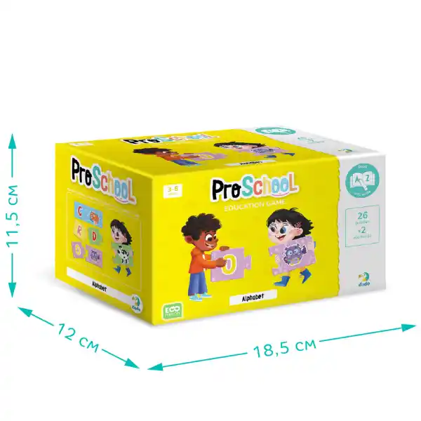 Joc puzzle educațional „Alfabetul englez”