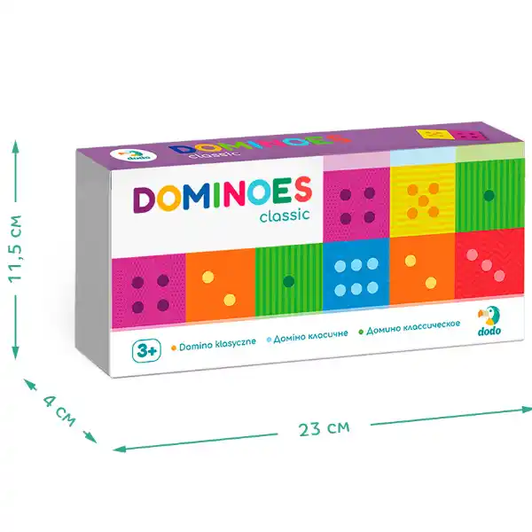 Настольная игра "Классическое домино", 28 карточек