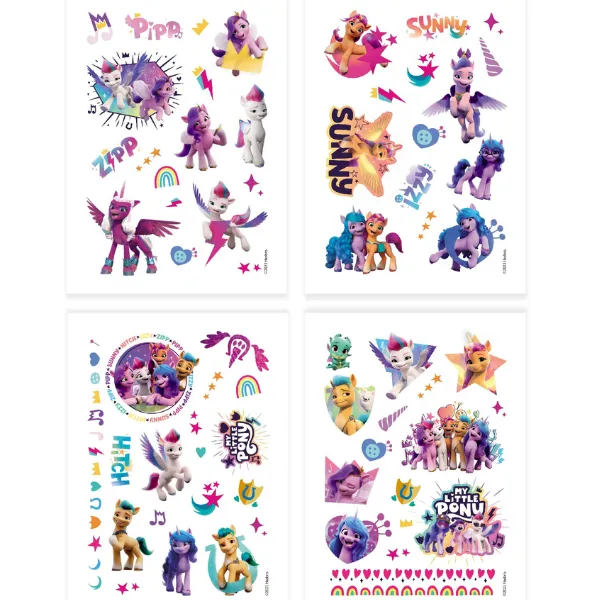 Set de tatuaje temporare pentru copii „My Little Pony”, 60 buc.