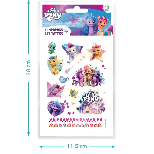 Set de tatuaje temporare pentru copii „My Little Pony”, 60 buc.