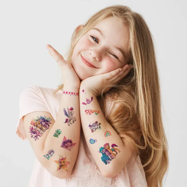 Set de tatuaje temporare pentru copii „My Little Pony”, 60 buc.