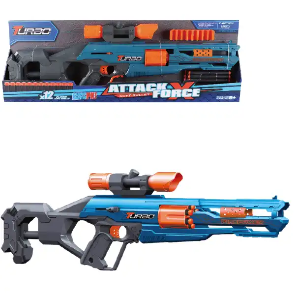 Бластер с 12 круглыми пулями