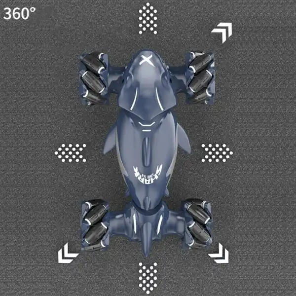 Гоночная машина для трюков "Акула" на пульте управления