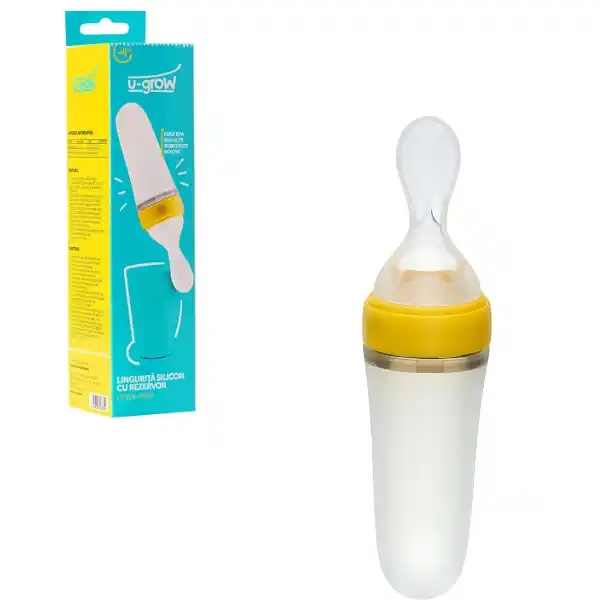 Силиконовая ложка-дозатор для кормления малыша