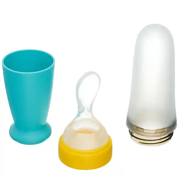 Силиконовая ложка-дозатор для кормления малыша