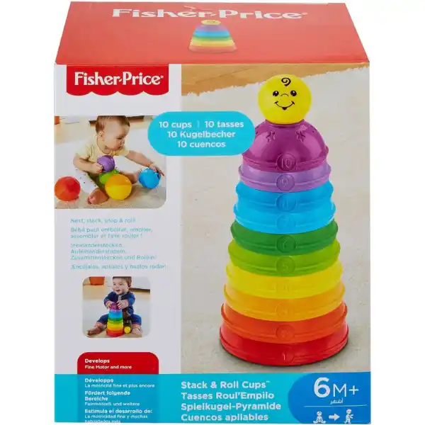Fisher-Price Пирамидка "Развивающие стаканчики"