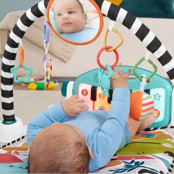 Fisher-Price Игровой коврик "Нажимай и играй" с технологией Smart Stages