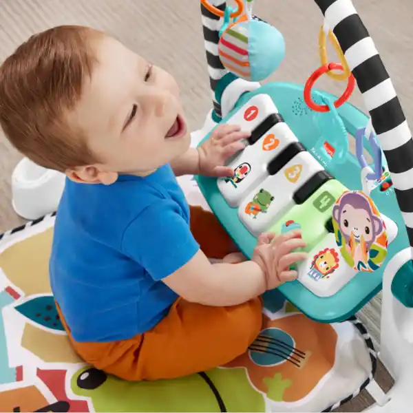 Fisher-Price Игровой коврик "Нажимай и играй" с технологией Smart Stages