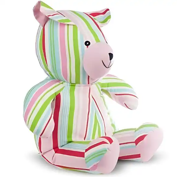 Jucarie din bumbac „ursulet multicolor”, lucru manual