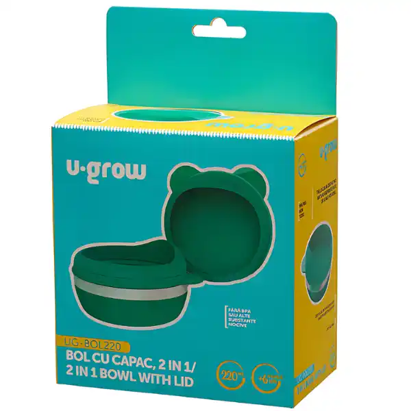 Миска с крышкой 2 в 1