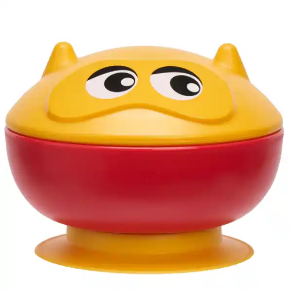 Миска с присоской и крышкой, 450 мл