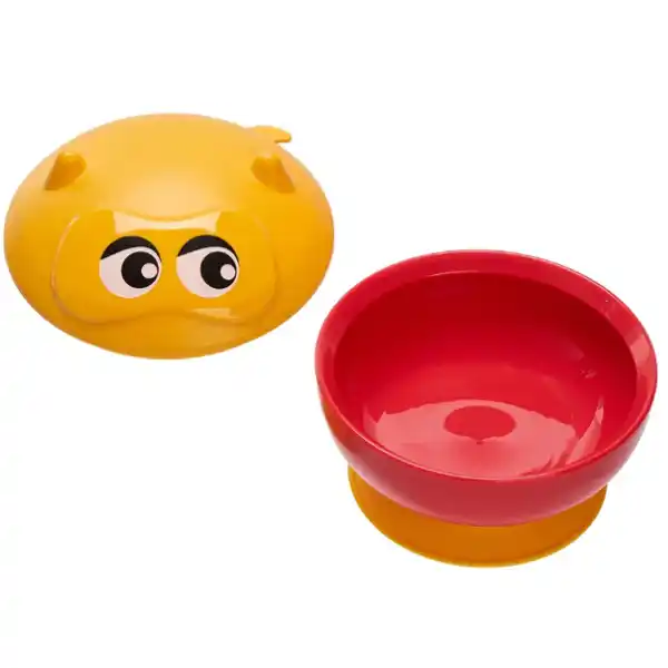 Миска с присоской и крышкой, 450 мл