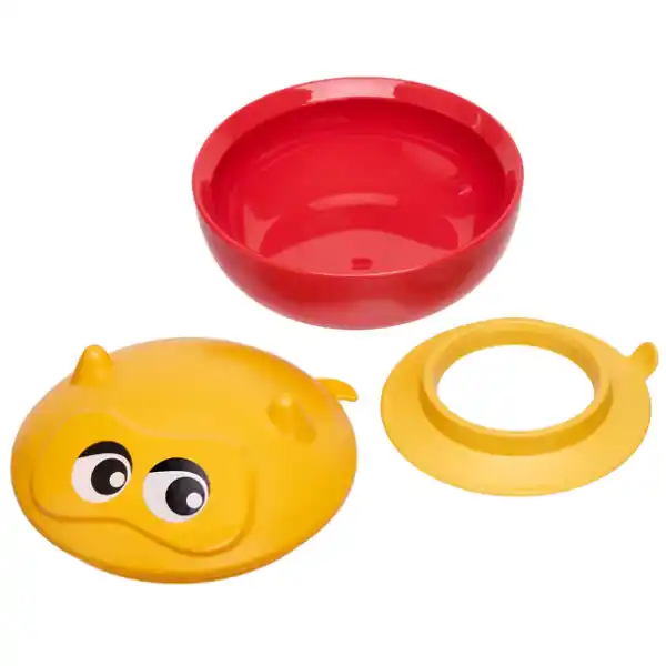 Миска с присоской и крышкой, 450 мл