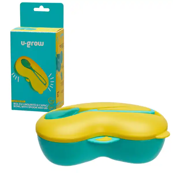 Миска с присоской и крышкой, 450 мл