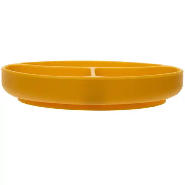 Силиконовая тарелка с отделениями, на присоске