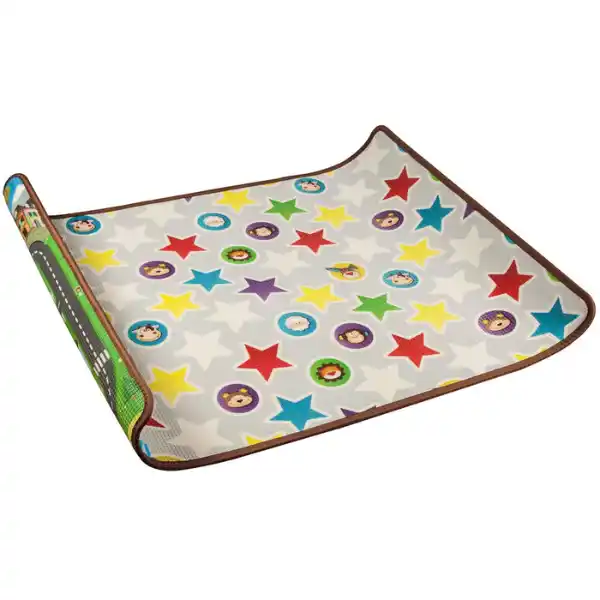 Covoras educativ cu 2 fete, 160 x 120 x 1 cm