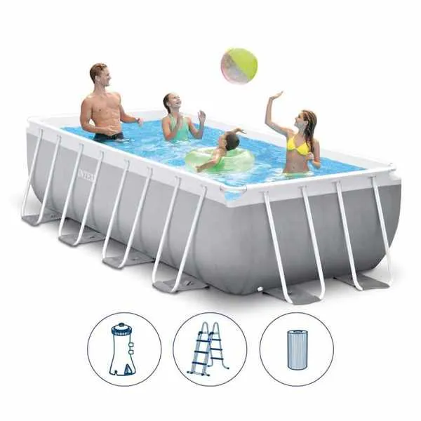 Piscină PRISM FRAME RECTANGULAR 400x200x100cm, 6836L, cadru metalic