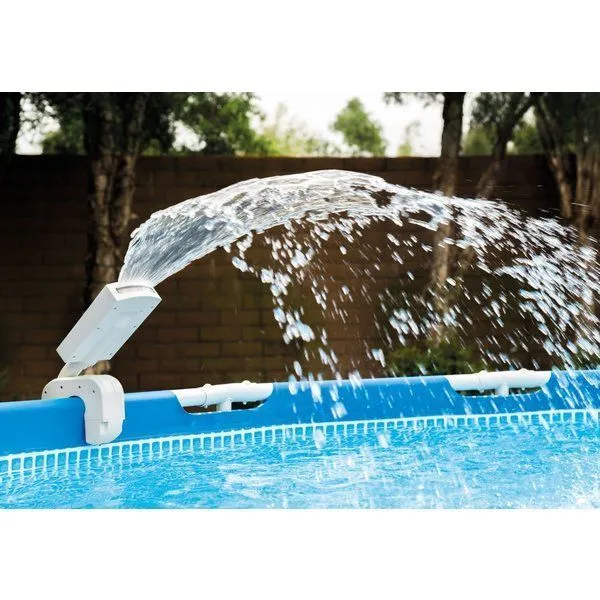 Cascada pentru piscine cu iluminare LED, 4 culori (alb, rosu, albastru si verde)