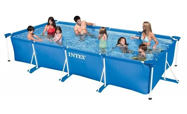 Piscină cu pompă RECTANGULAR FRAME 450x220x84cm, 7127L, cadru metalic