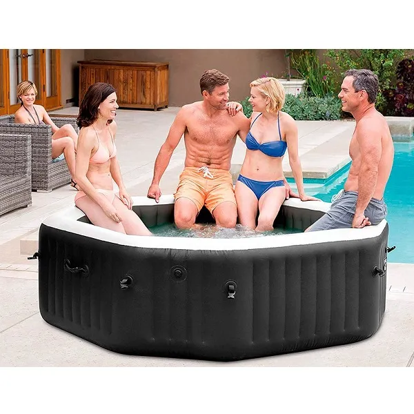 Jacuzzi SPA gonflabil Jet & Bubble 201x71cm, 795L, 4 persoane