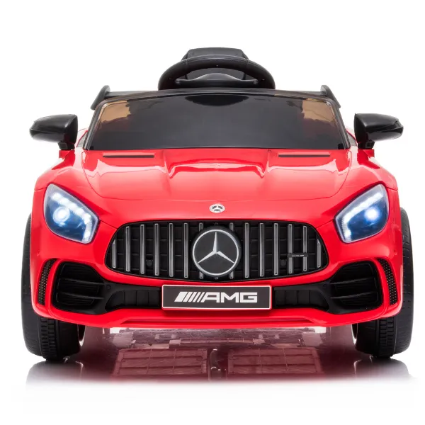 Masinuta electrica MERCEDES-AMG GT R, 12V4.5AH, motor 380x2, roti EVA