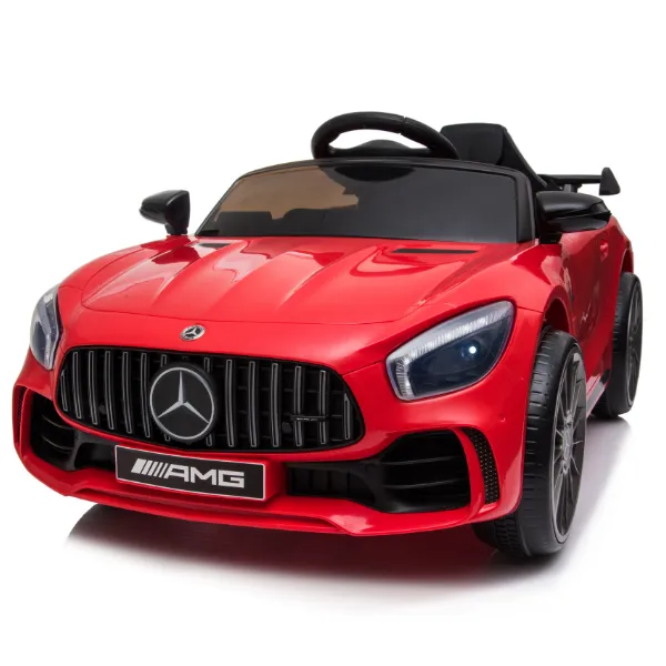 Masinuta electrica MERCEDES-AMG GT R, 12V4.5AH, motor 380x2, roti EVA