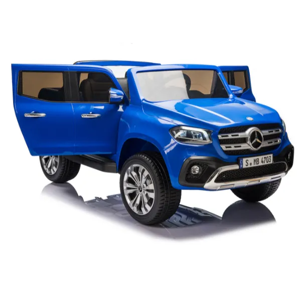 Masinuta electrica MERCEDES X-CLASS, 12V7Ah, motor 45Wx2, roți EVA, scaune din piele