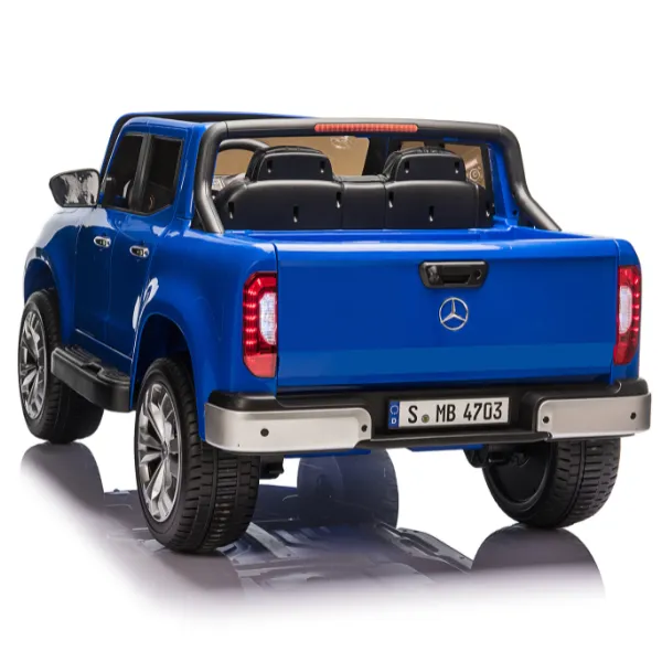 Masinuta electrica MERCEDES X-CLASS, 12V7Ah, motor 45Wx2, roți EVA, scaune din piele