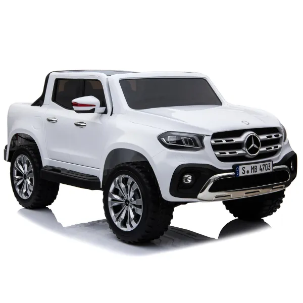 Masinuta electrica MERCEDES X-CLASS, 12V7Ah, motor 45Wx2, roți EVA, scaune din piele