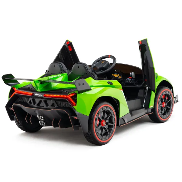 Masinuta electrica LAMBORGHINI VENENO, 12V7Ah, motor 35Wx2, roti EVA