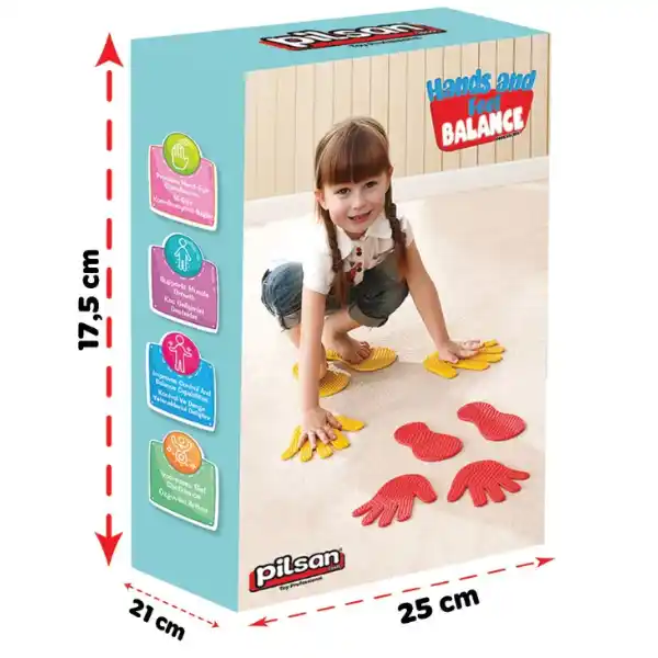 Игра"Баланс рук и ног", 3 цвета