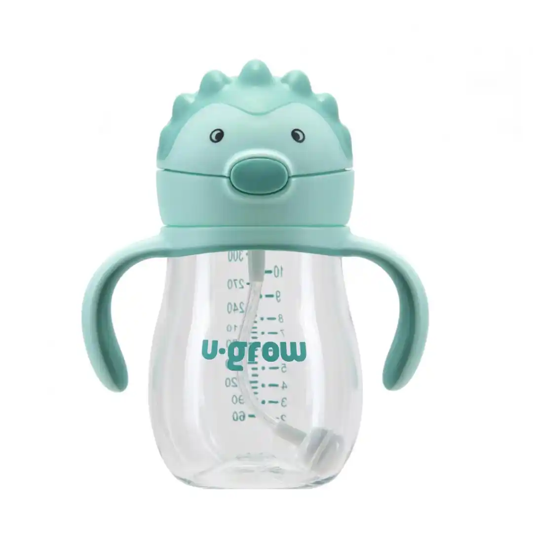 Бутылка с соломинкой и ручками из тритана, 330 мл