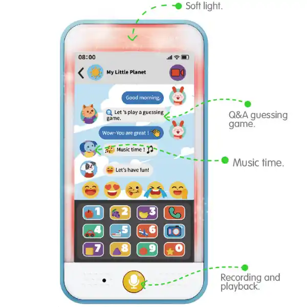 Игрушечный телефон "100 песен"