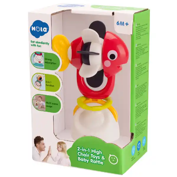 Погремушка "Рыбка" с присоской