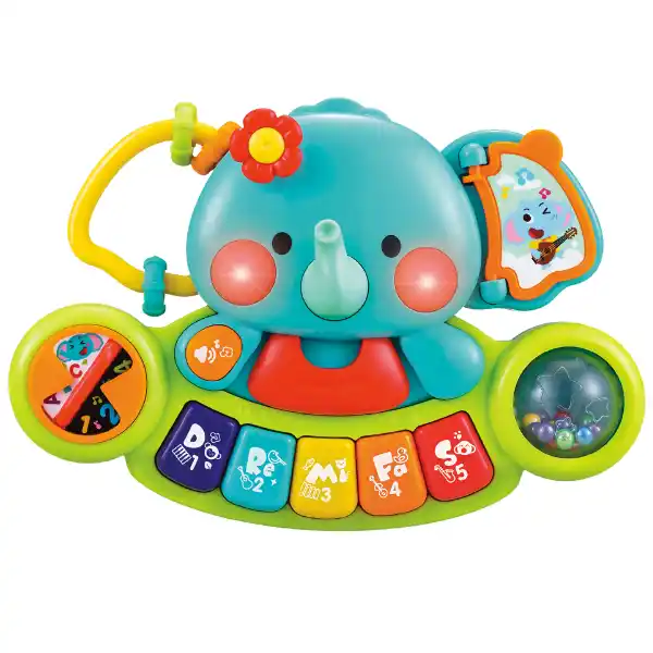 Игрушка пианино "Слоник" с музыкой, светом, звуковыми эффектами