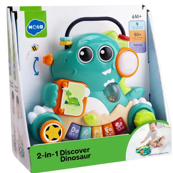 Игрушка пианино "Динозавр" 2 в 1