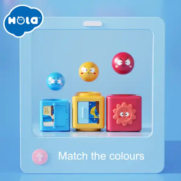 Игровая башня из кубиков и шариков "Сортируй и складывай"