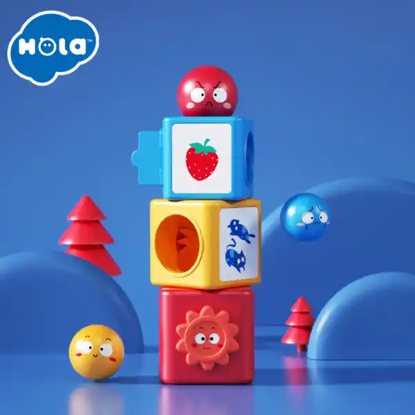 Игровая башня из кубиков и шариков "Сортируй и складывай"