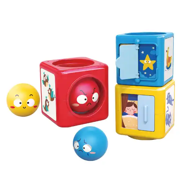 Игровая башня из кубиков и шариков "Сортируй и складывай"