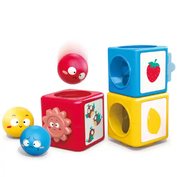 Игровая башня из кубиков и шариков "Сортируй и складывай"