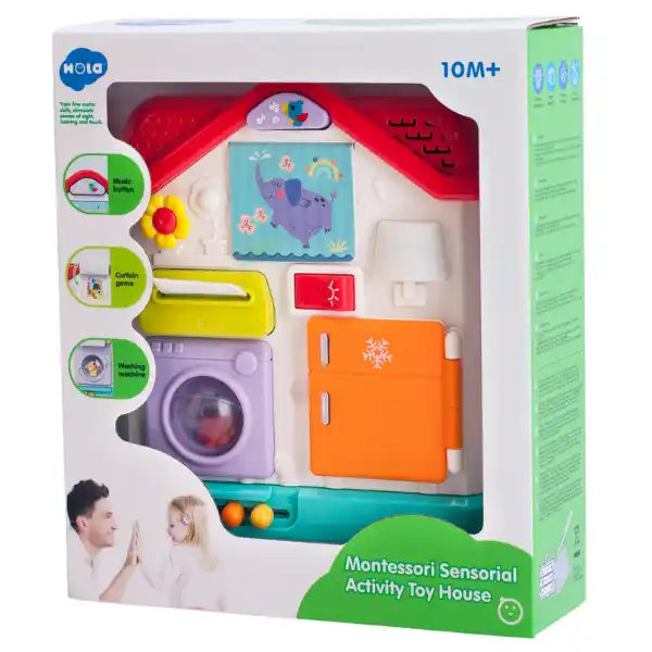 Интерактивная музыкальная игрушка "Домик" с музыкой, подсветкой и звуковыми эффектами