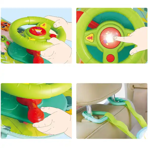 Интерактивная игрушка "Руль" с музыкой и светом