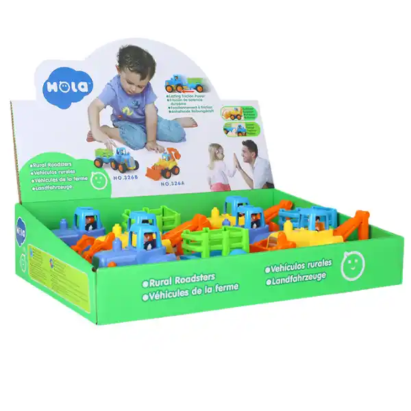 Masinute in asortiment „Buldozer si Tractor”, 2 modele