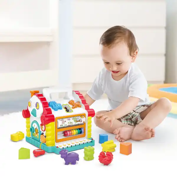 Интерактивный сортер "Весёлый домик" со звуками