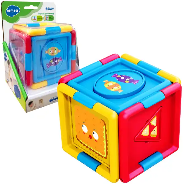 Развивающая игрушка сортер "Логический куб"