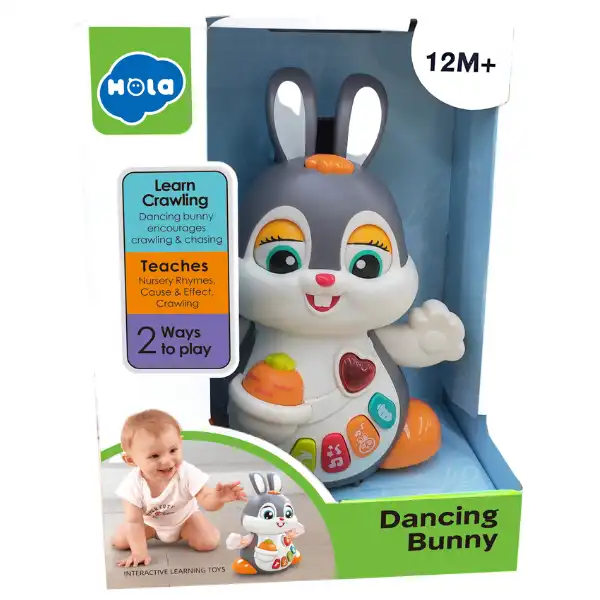 Интерактивная игрушка "Танцующий кролик" с музыкой и светом