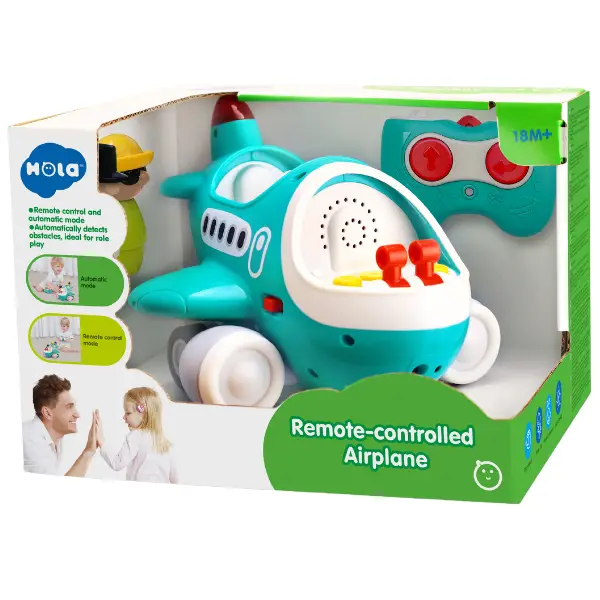 Avion cu telecomandă, cu efecte sonore și lumini