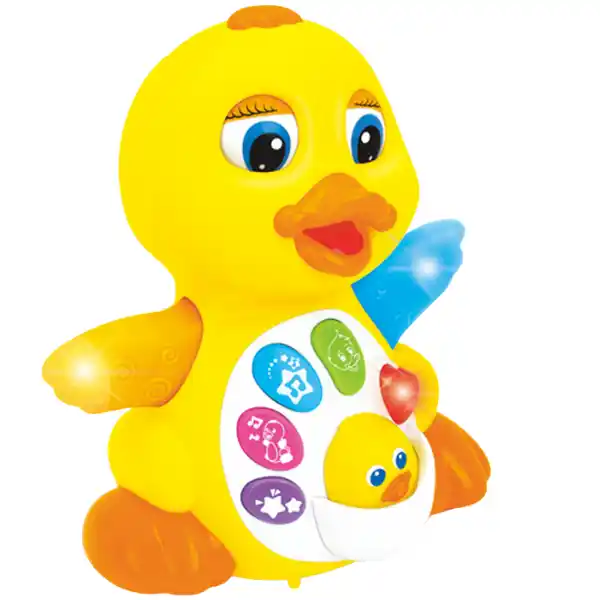 Интерактивная игрушка "Танцующая утка" с музыкой и светом