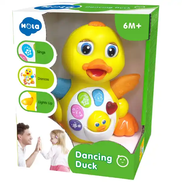 Интерактивная игрушка "Танцующая утка" с музыкой и светом