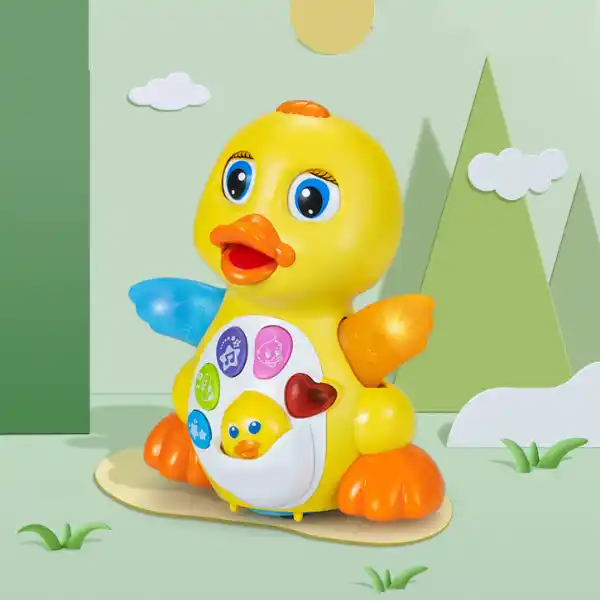 Интерактивная игрушка "Танцующая утка" с музыкой и светом